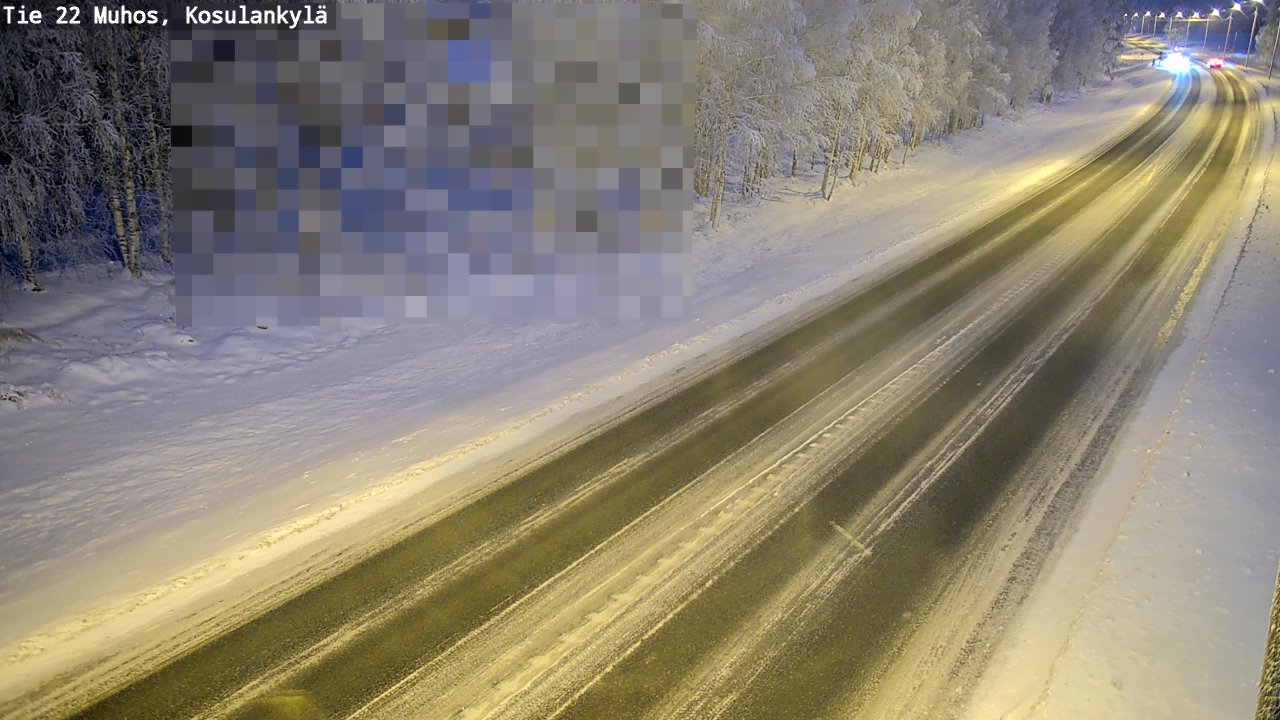 Kelikamerat Kuva Tie 22 Muhos, Kosulankylä, Muhos, Pohjois-Pohjanmaa