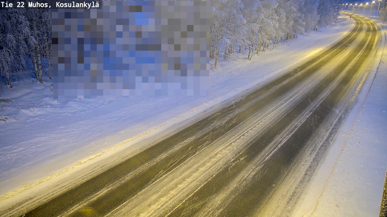 Kelikamerat Kuva Tie 22 Muhos, Kosulankylä, Muhos, Pohjois-Pohjanmaa