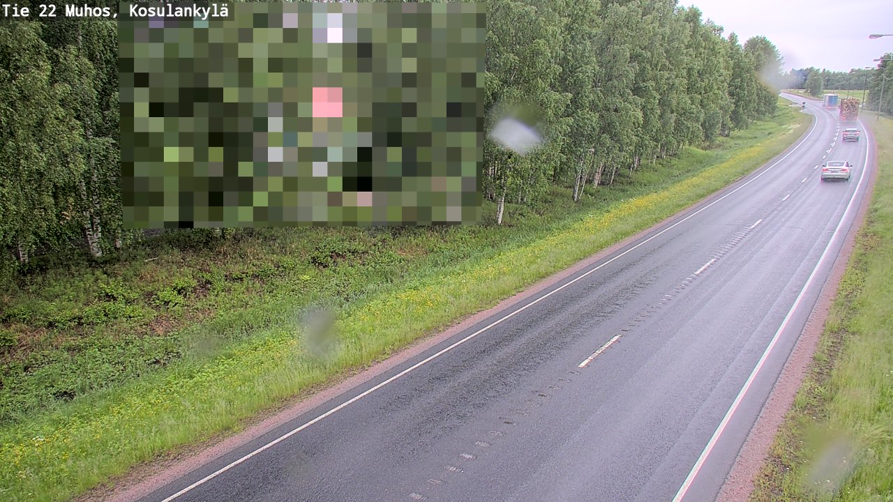 Kelikamerat Kuva Tie 22 Muhos, Kosulankylä, Muhos, Pohjois-Pohjanmaa