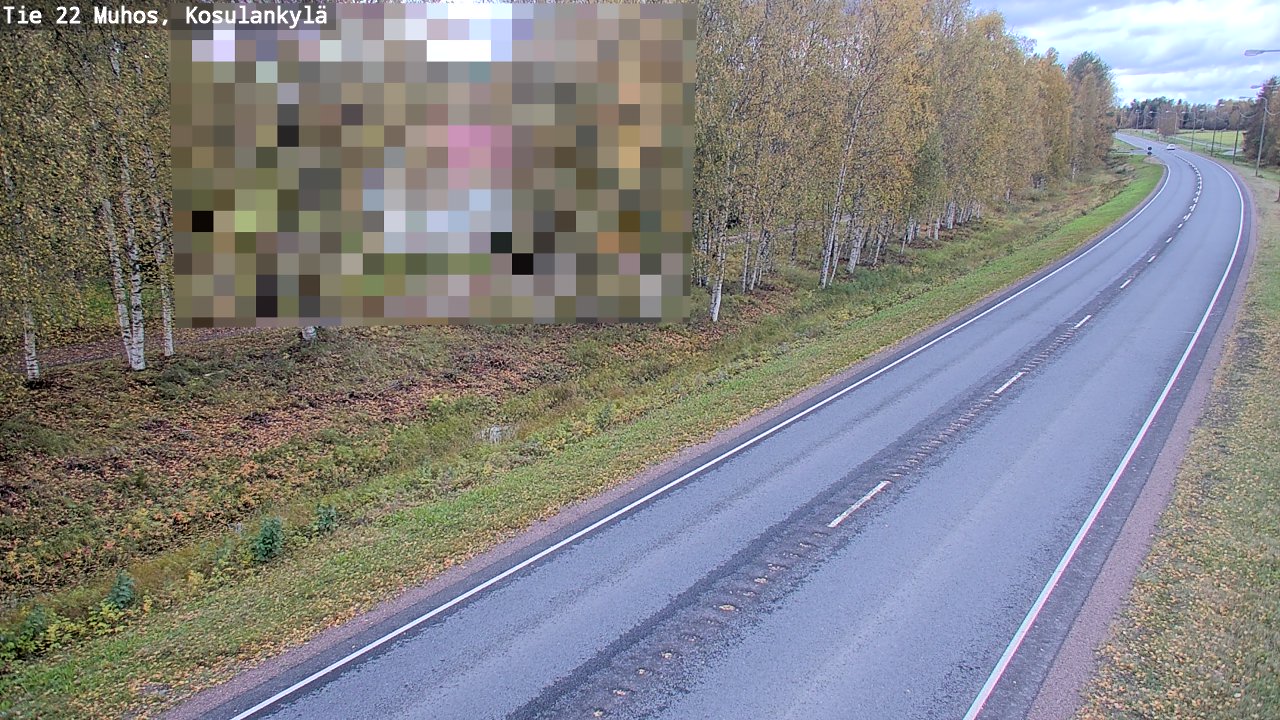 Kelikamerat Kuva Tie 22 Muhos, Kosulankylä, Muhos, Pohjois-Pohjanmaa