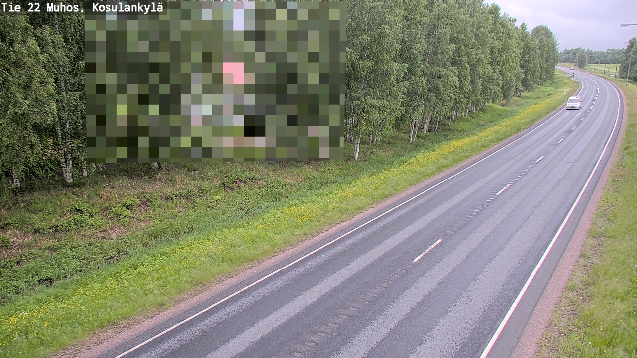 Kelikamerat Kuva Tie 22 Muhos, Kosulankylä, Muhos, Pohjois-Pohjanmaa