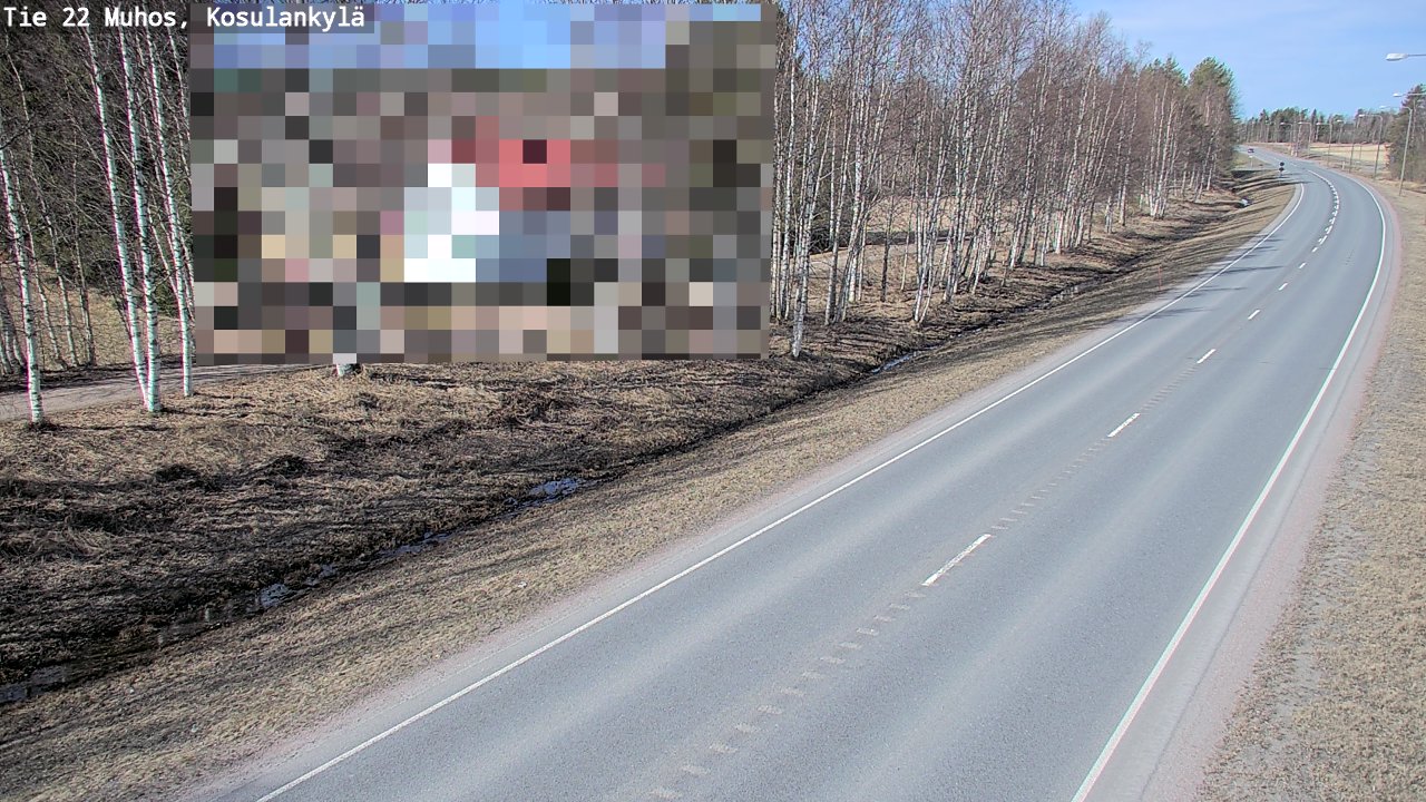 Kelikamerat Kuva Tie 22 Muhos, Kosulankylä, Muhos, Pohjois-Pohjanmaa