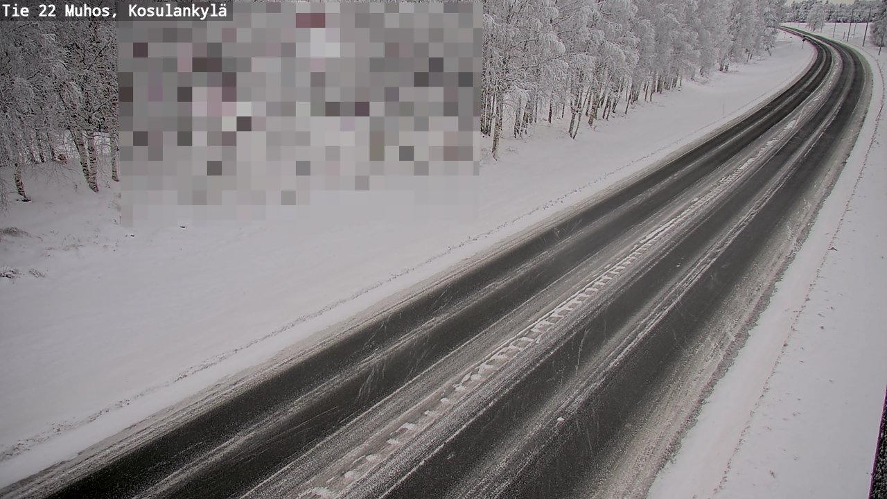 Kelikamerat Kuva Tie 22 Muhos, Kosulankylä, Muhos, Pohjois-Pohjanmaa