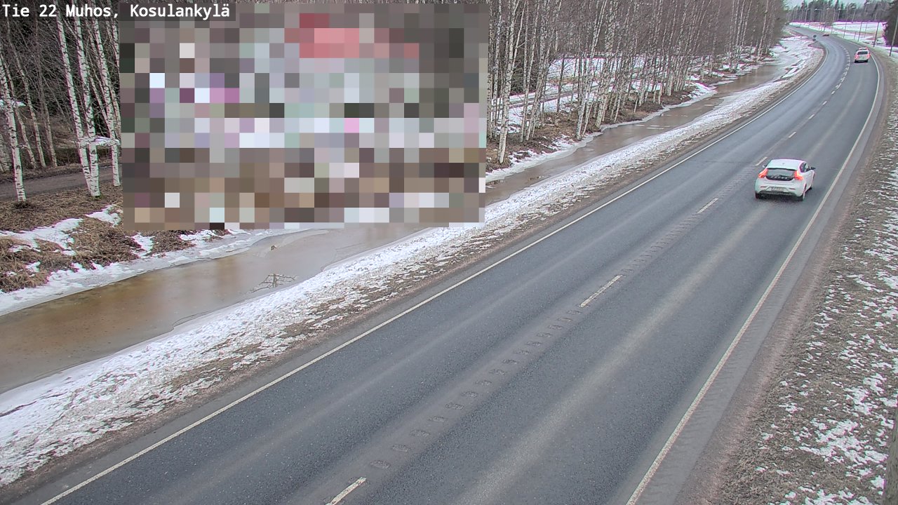 Kelikamerat Kuva Tie 22 Muhos, Kosulankylä, Muhos, Pohjois-Pohjanmaa