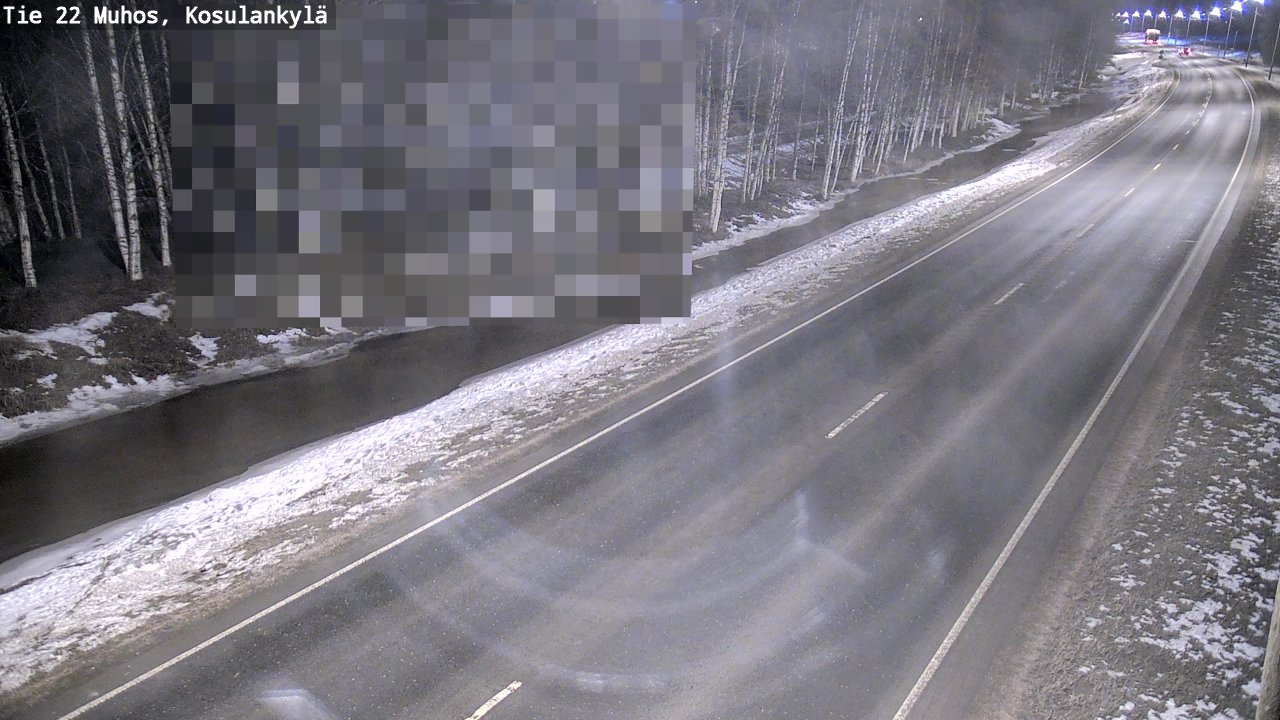 Kelikamerat Kuva Tie 22 Muhos, Kosulankylä, Muhos, Pohjois-Pohjanmaa