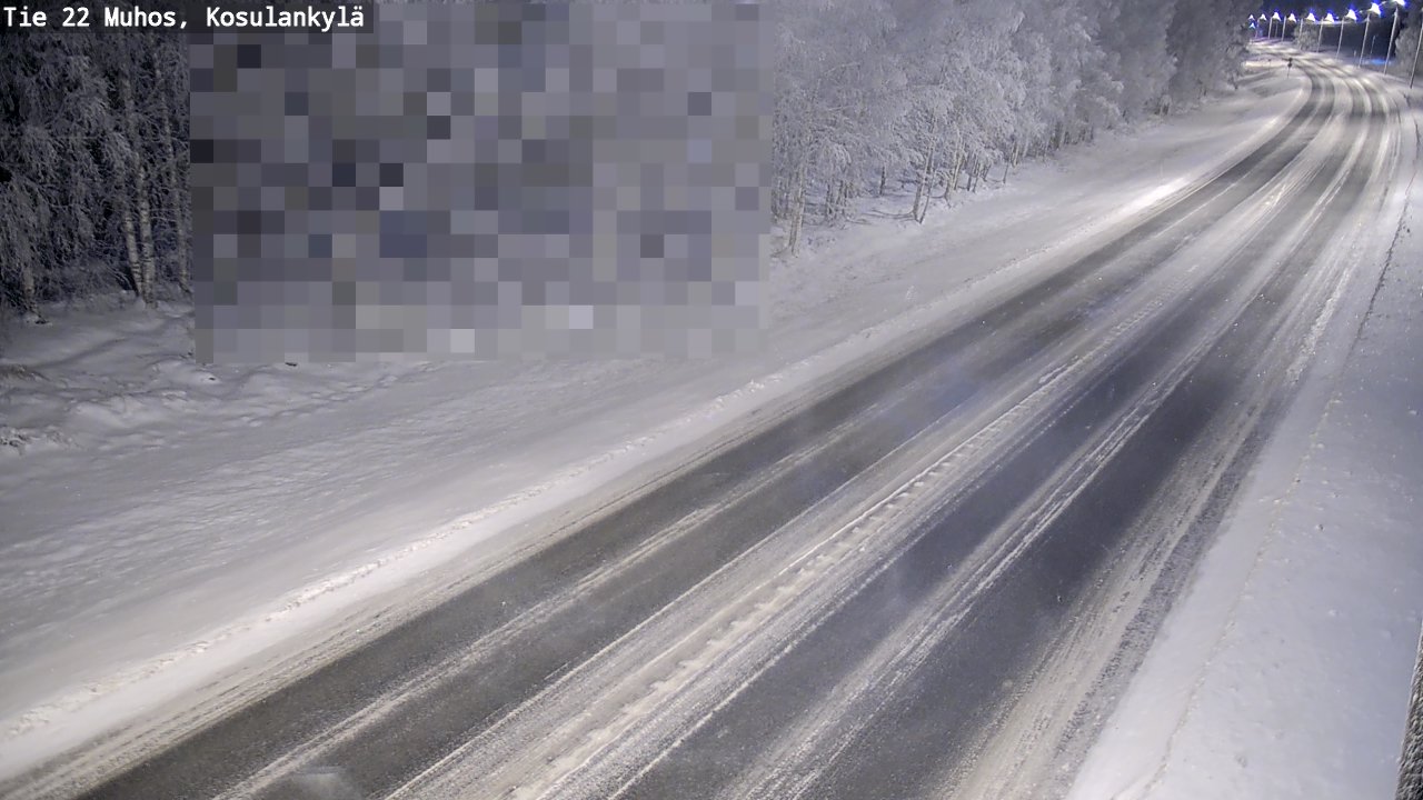 Kelikamerat Kuva Tie 22 Muhos, Kosulankylä, Muhos, Pohjois-Pohjanmaa