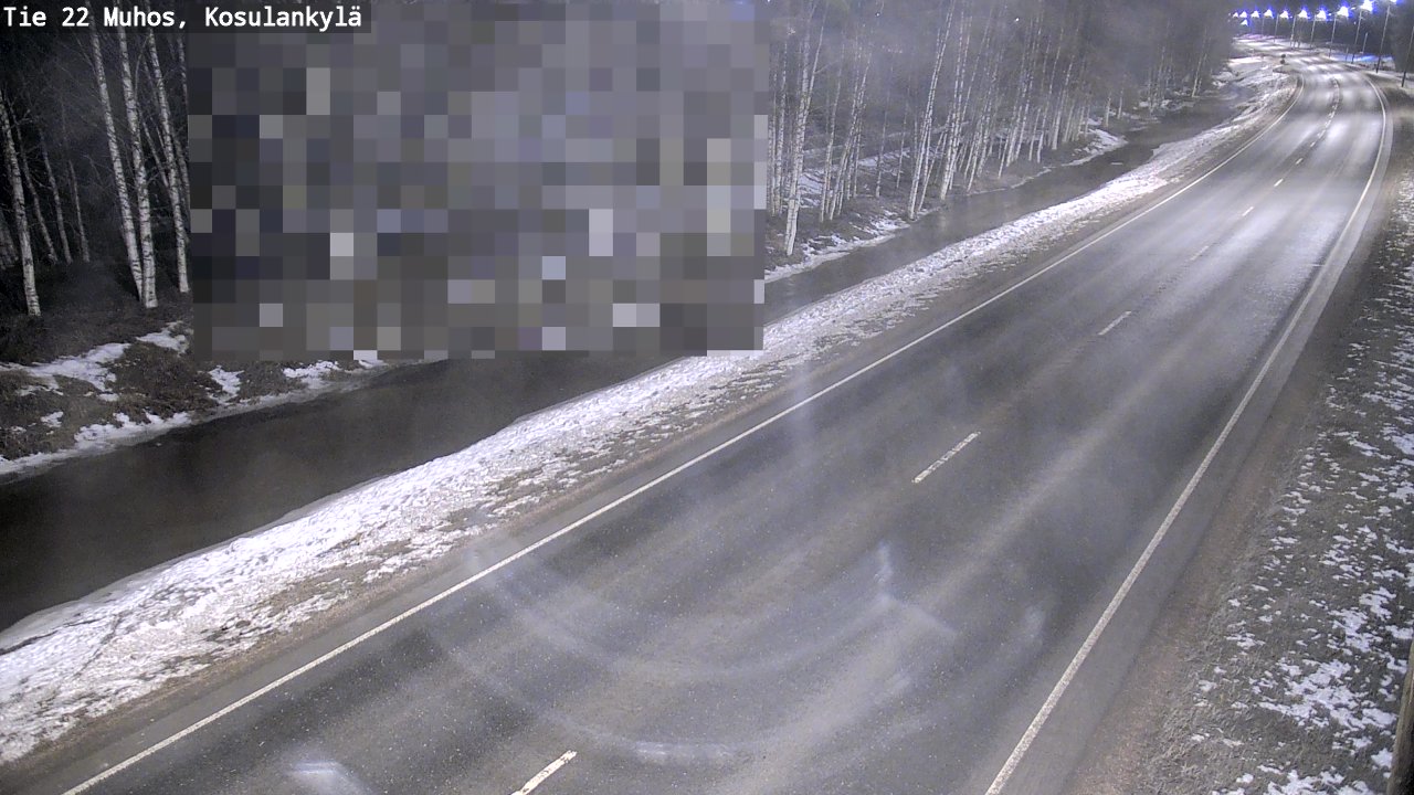 Kelikamerat Kuva Tie 22 Muhos, Kosulankylä, Muhos, Pohjois-Pohjanmaa