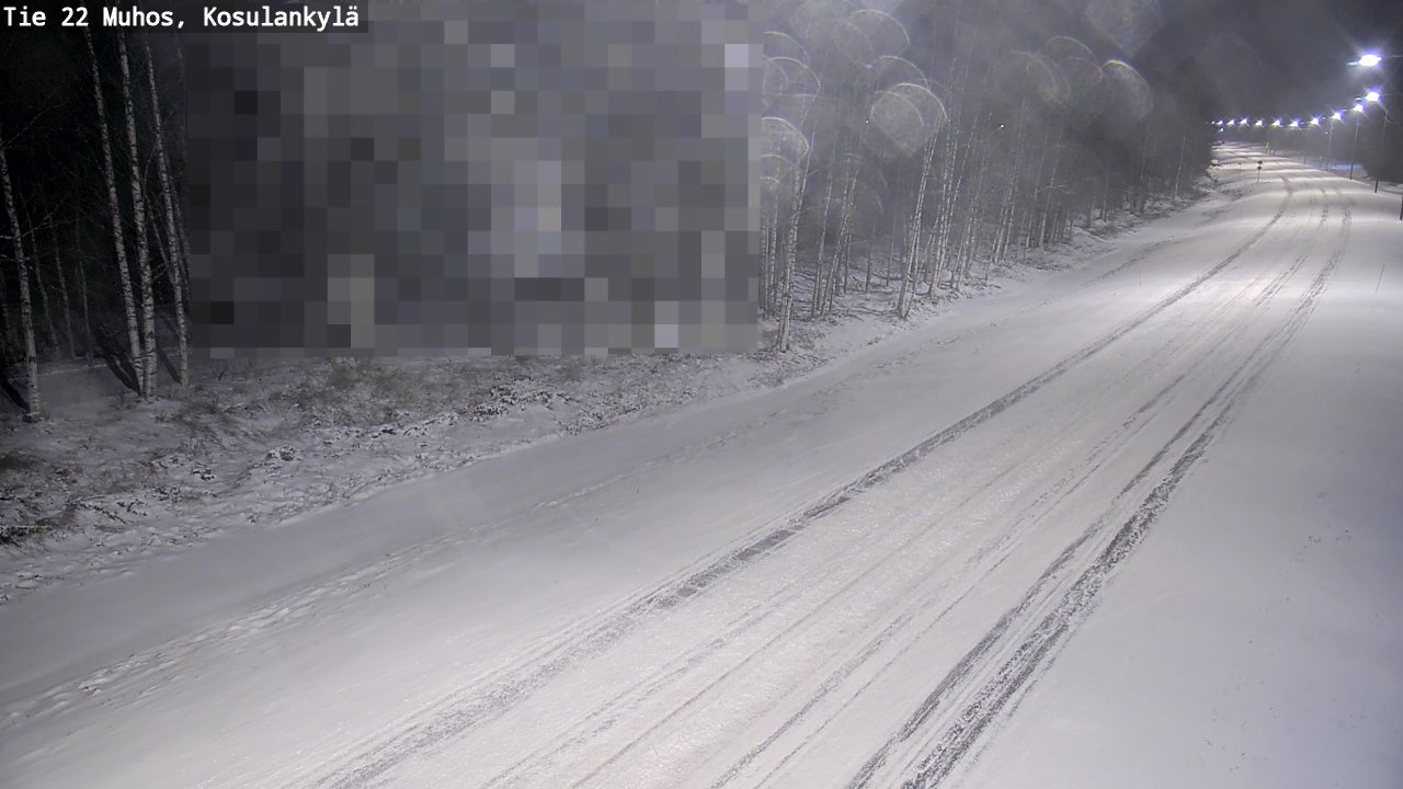 Kelikamerat Kuva Tie 22 Muhos, Kosulankylä, Muhos, Pohjois-Pohjanmaa