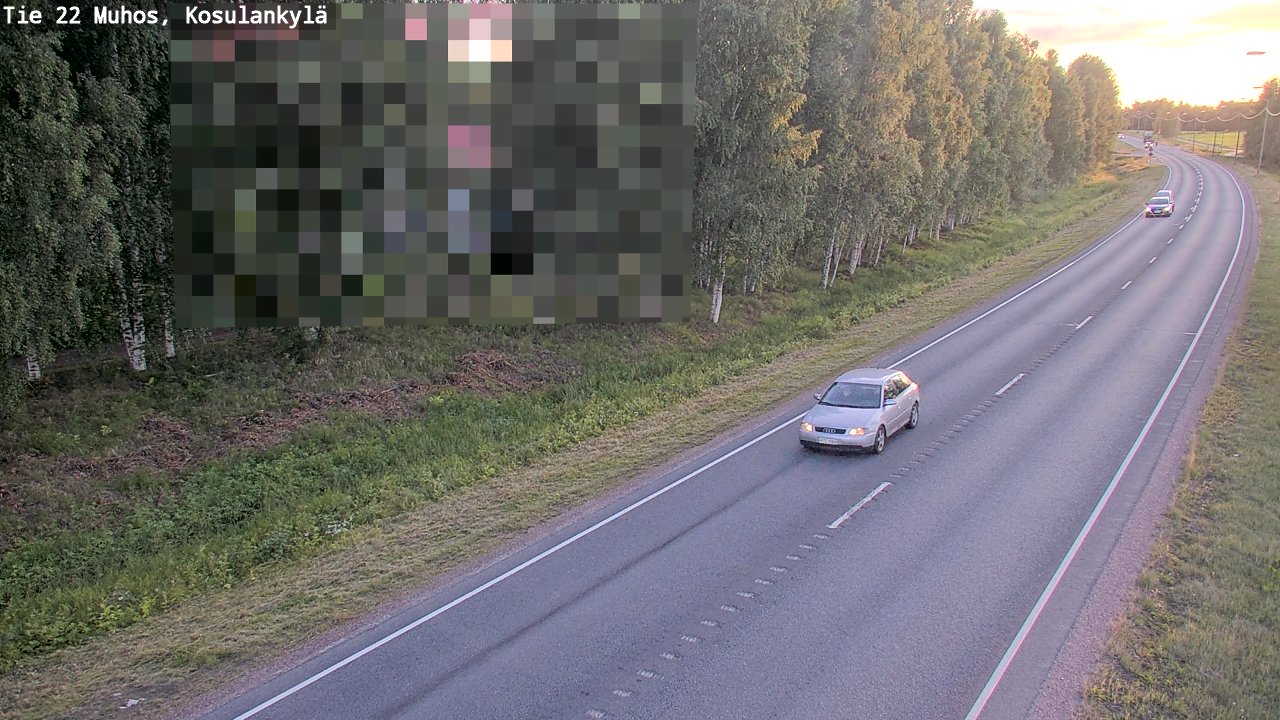 Kelikamerat Kuva Tie 22 Muhos, Kosulankylä, Muhos, Pohjois-Pohjanmaa