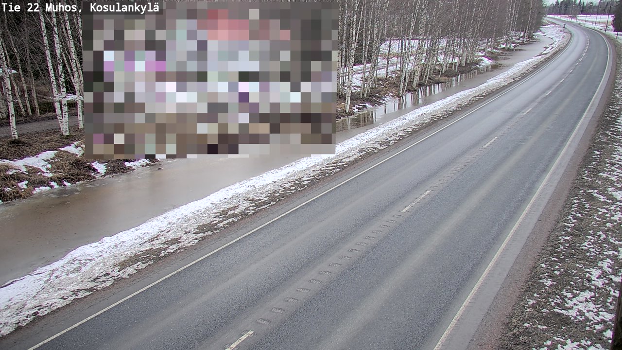 Kelikamerat Kuva Tie 22 Muhos, Kosulankylä, Muhos, Pohjois-Pohjanmaa