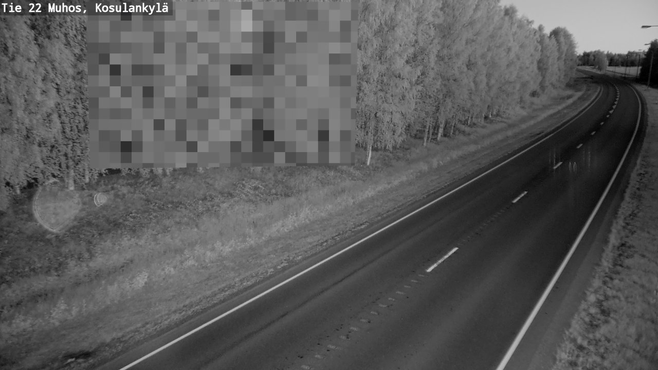 Kelikamerat Kuva Tie 22 Muhos, Kosulankylä, Muhos, Pohjois-Pohjanmaa