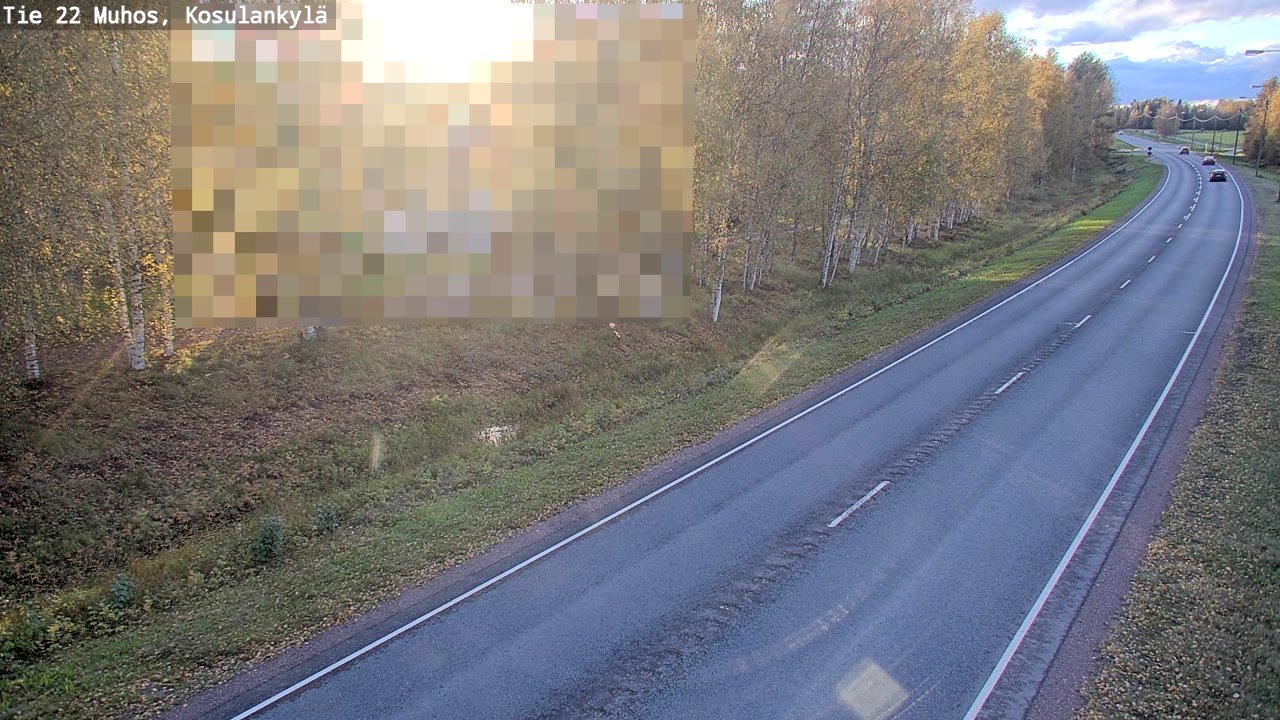 Kelikamerat Kuva Tie 22 Muhos, Kosulankylä, Muhos, Pohjois-Pohjanmaa