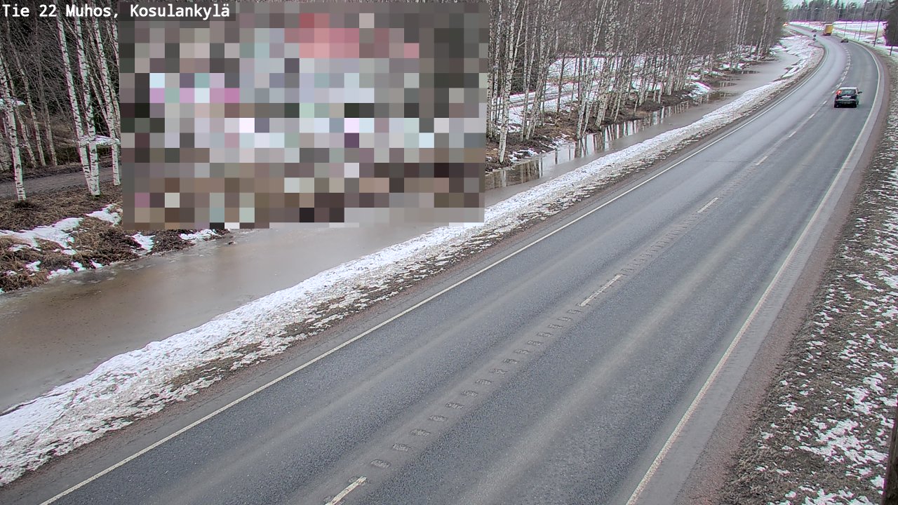 Kelikamerat Kuva Tie 22 Muhos, Kosulankylä, Muhos, Pohjois-Pohjanmaa