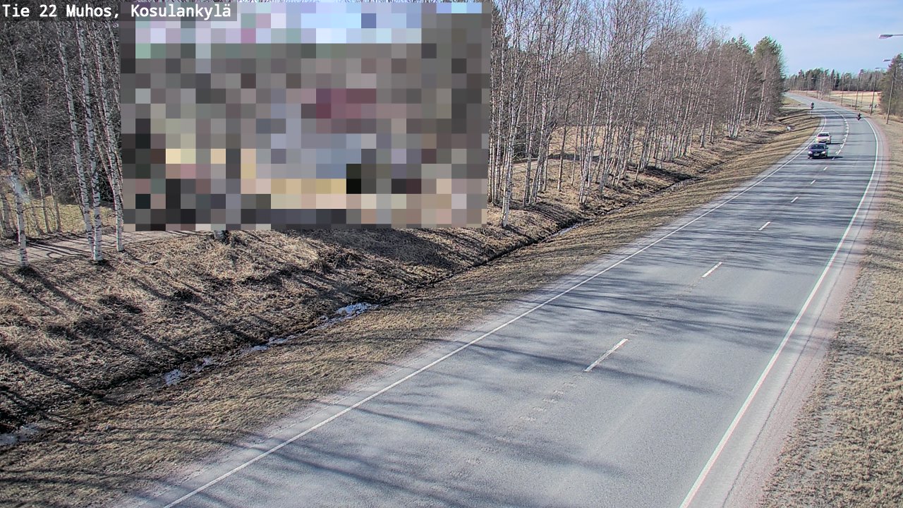 Kelikamerat Kuva Tie 22 Muhos, Kosulankylä, Muhos, Pohjois-Pohjanmaa