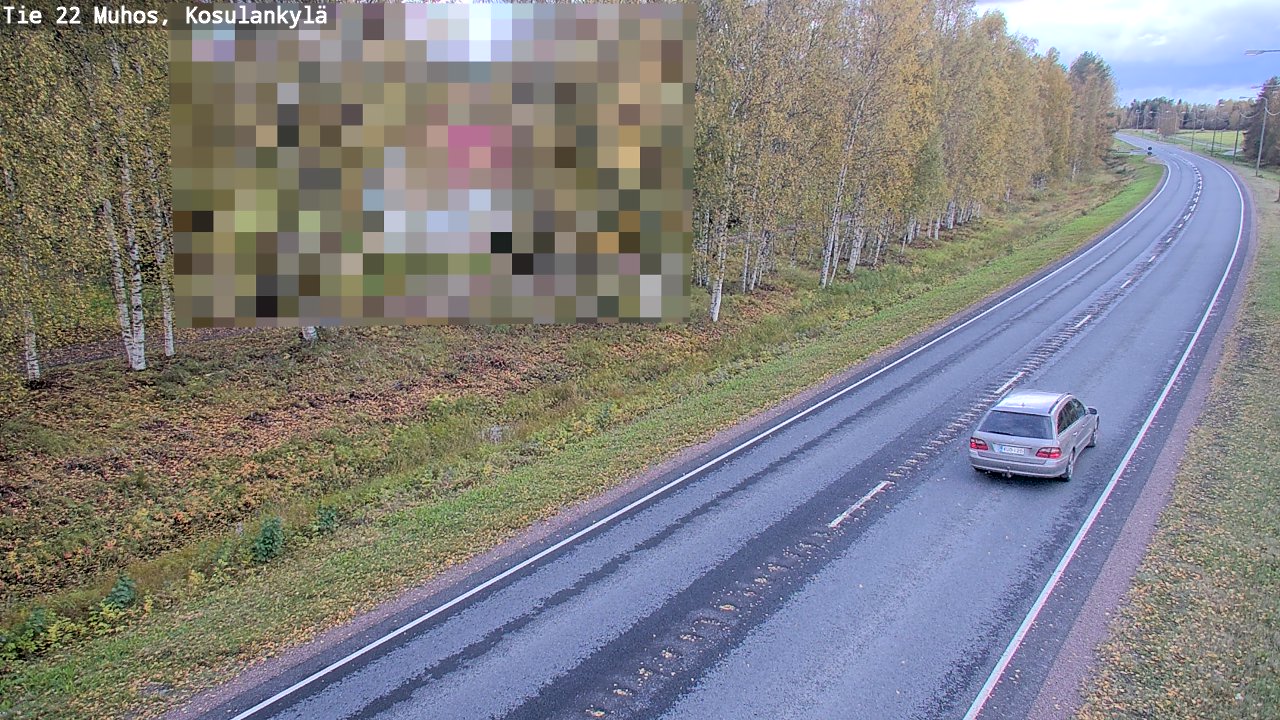 Kelikamerat Kuva Tie 22 Muhos, Kosulankylä, Muhos, Pohjois-Pohjanmaa