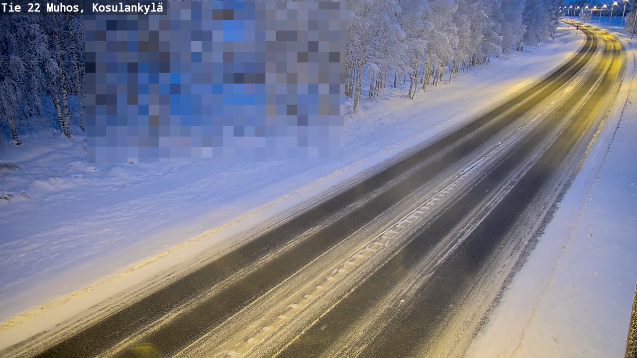 Kelikamerat Kuva Tie 22 Muhos, Kosulankylä, Muhos, Pohjois-Pohjanmaa