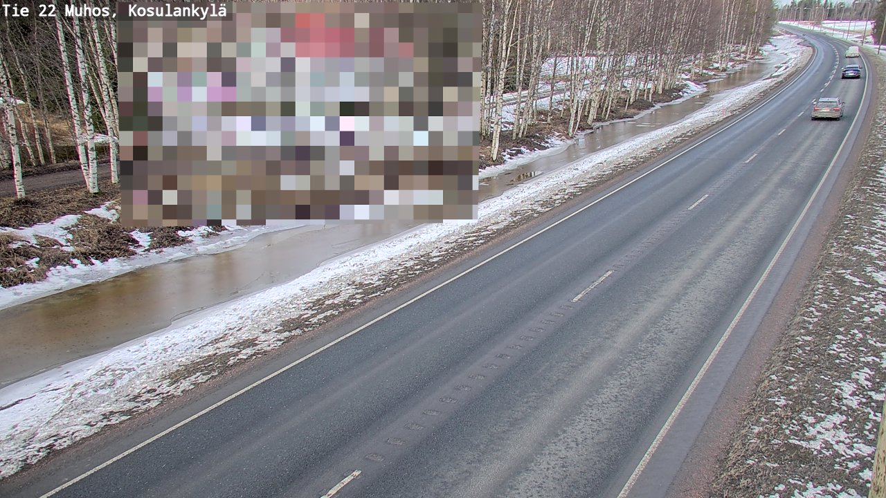 Kelikamerat Kuva Tie 22 Muhos, Kosulankylä, Muhos, Pohjois-Pohjanmaa