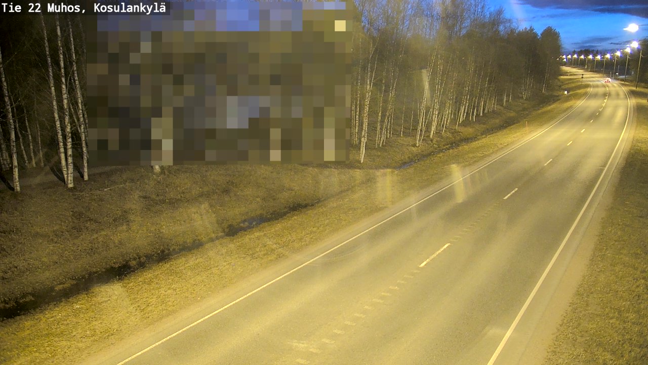 Kelikamerat Kuva Tie 22 Muhos, Kosulankylä, Muhos, Pohjois-Pohjanmaa
