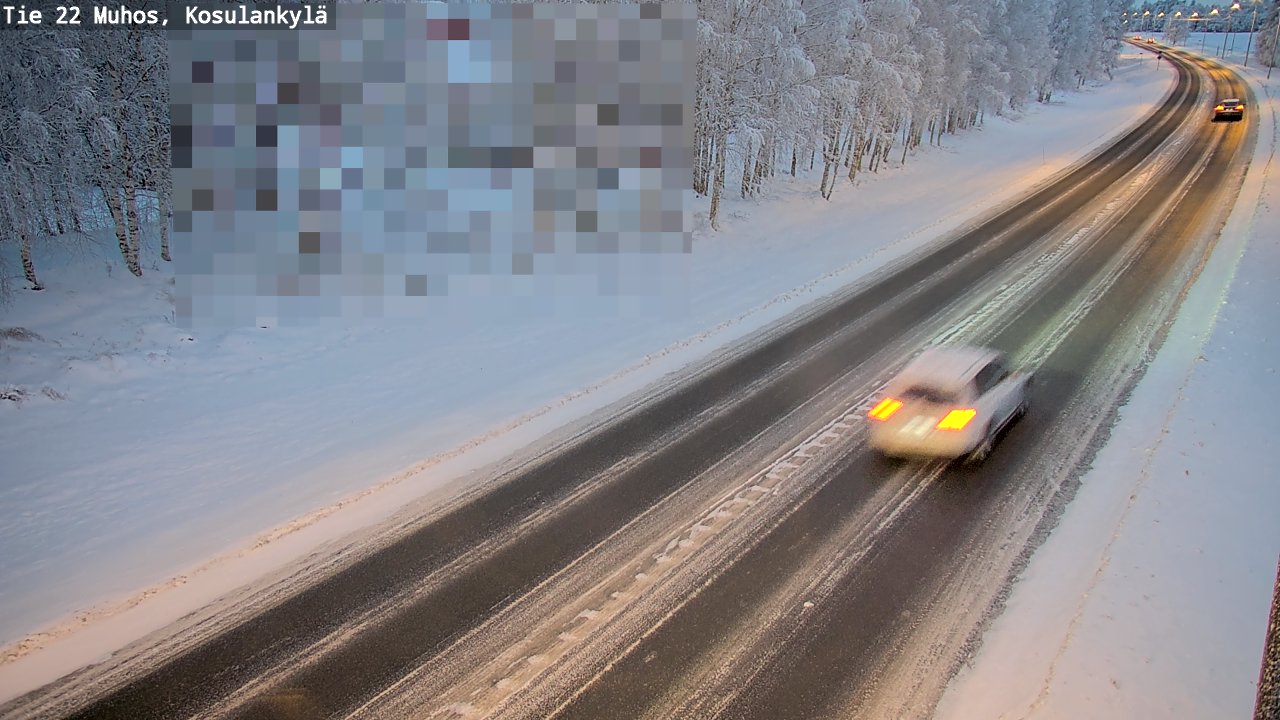 Kelikamerat Kuva Tie 22 Muhos, Kosulankylä, Muhos, Pohjois-Pohjanmaa