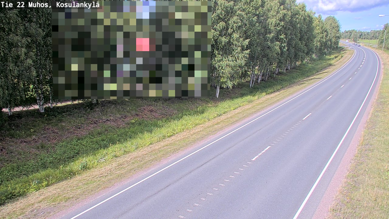 Kelikamerat Kuva Tie 22 Muhos, Kosulankylä, Muhos, Pohjois-Pohjanmaa