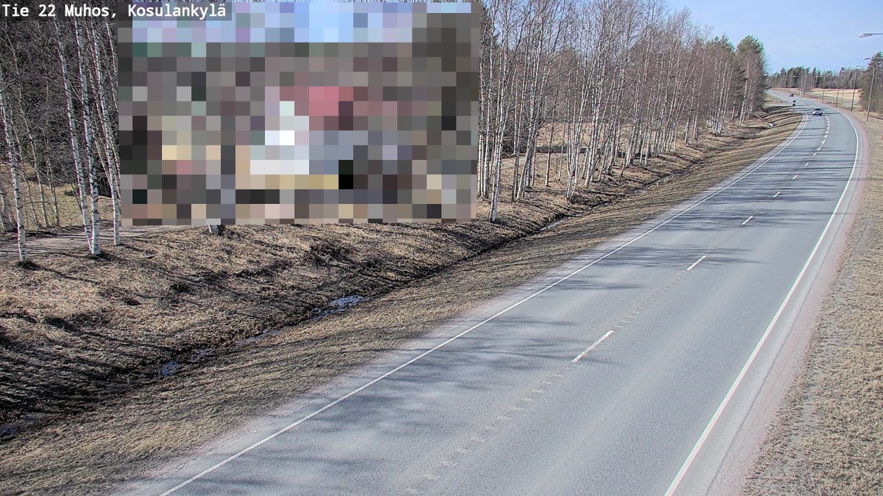Kelikamerat Kuva Tie 22 Muhos, Kosulankylä, Muhos, Pohjois-Pohjanmaa
