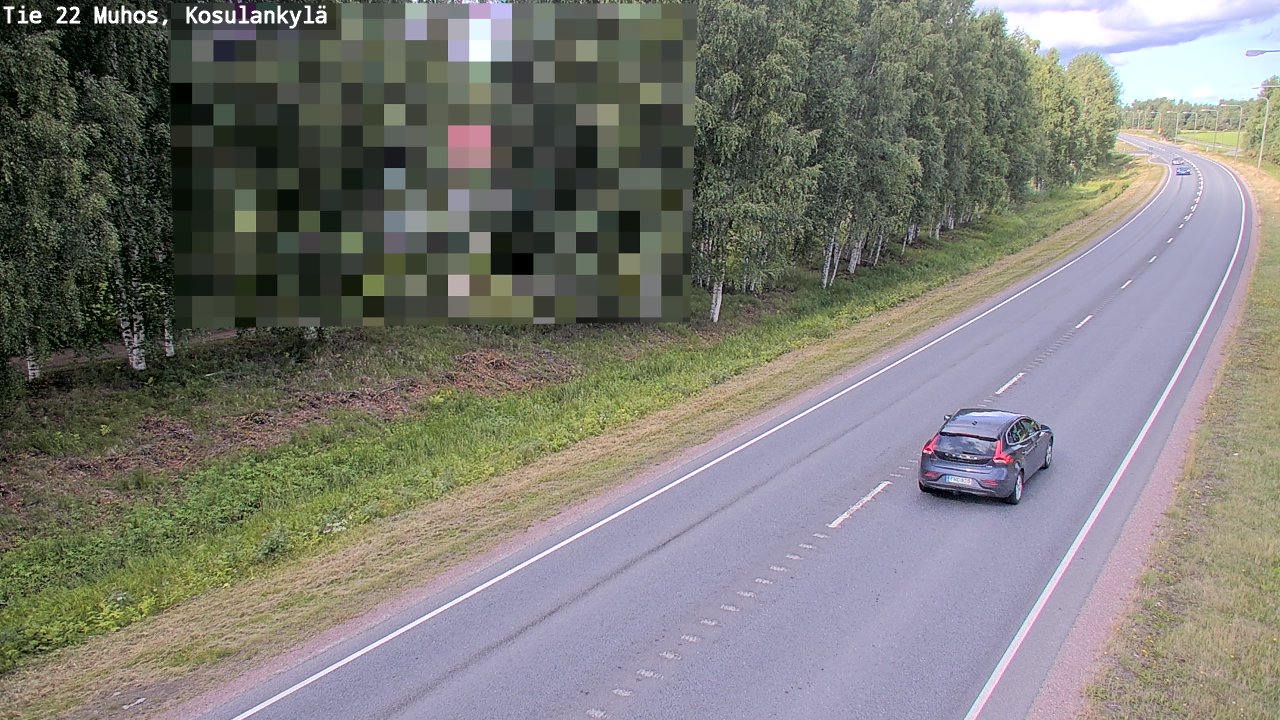 Kelikamerat Kuva Tie 22 Muhos, Kosulankylä, Muhos, Pohjois-Pohjanmaa