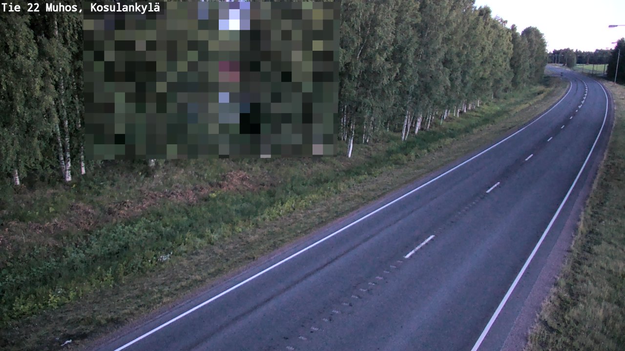 Kelikamerat Kuva Tie 22 Muhos, Kosulankylä, Muhos, Pohjois-Pohjanmaa