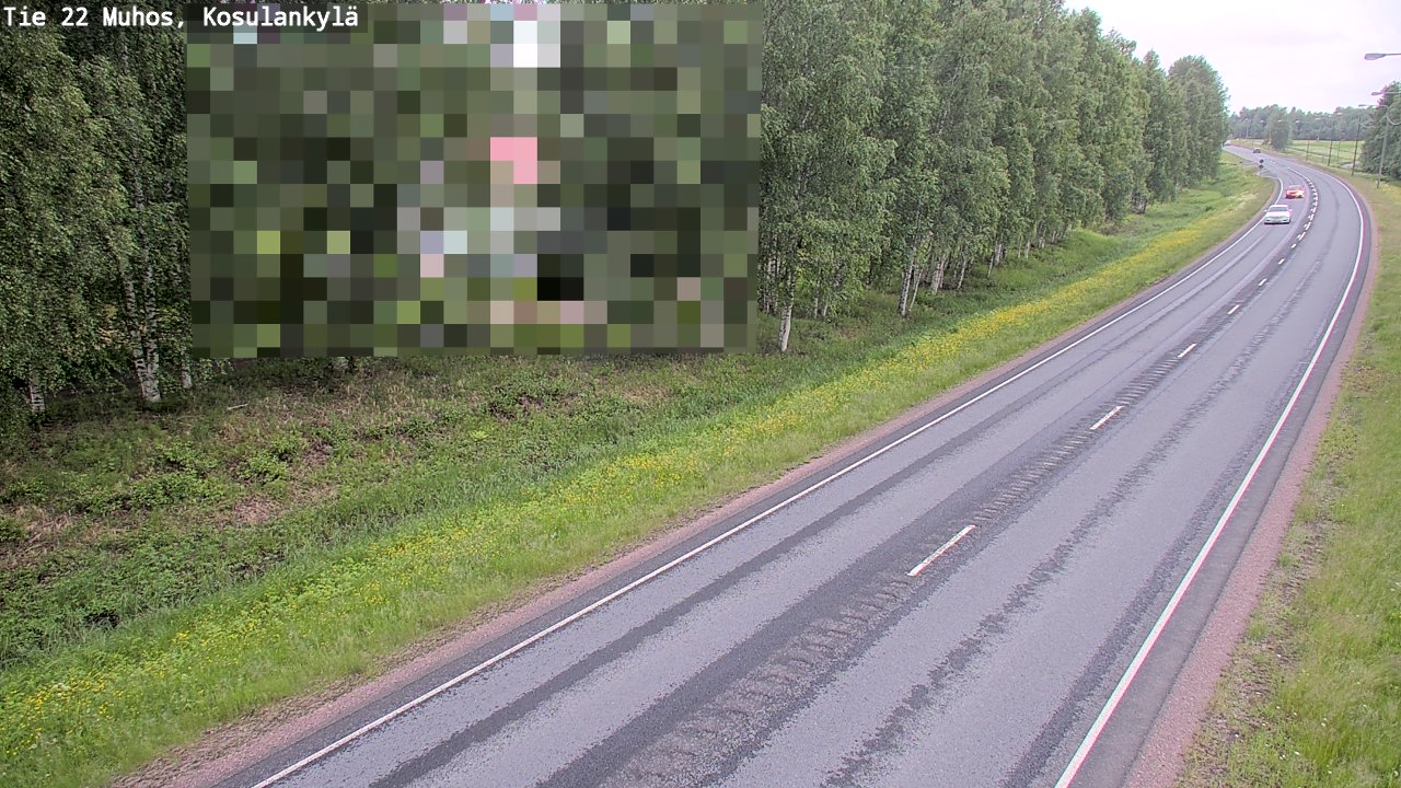 Kelikamerat Kuva Tie 22 Muhos, Kosulankylä, Muhos, Pohjois-Pohjanmaa