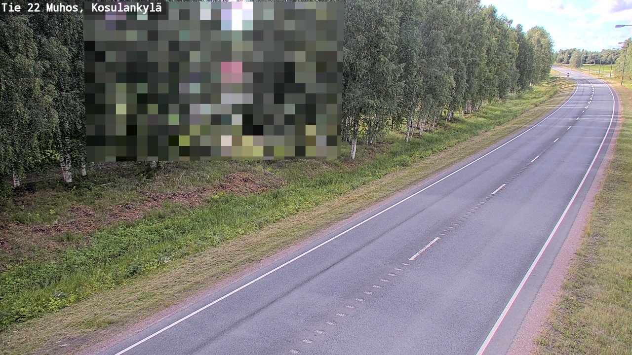 Kelikamerat Kuva Tie 22 Muhos, Kosulankylä, Muhos, Pohjois-Pohjanmaa