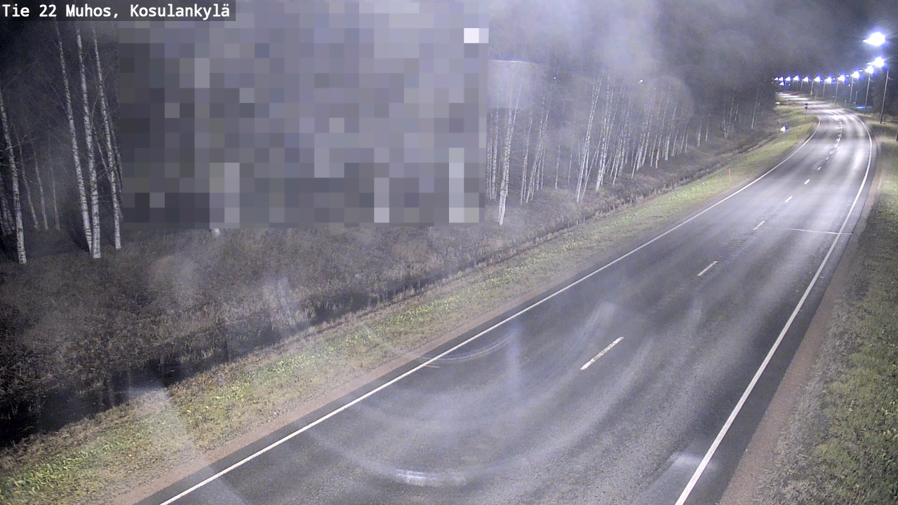 Kelikamerat Kuva Tie 22 Muhos, Kosulankylä, Muhos, Pohjois-Pohjanmaa