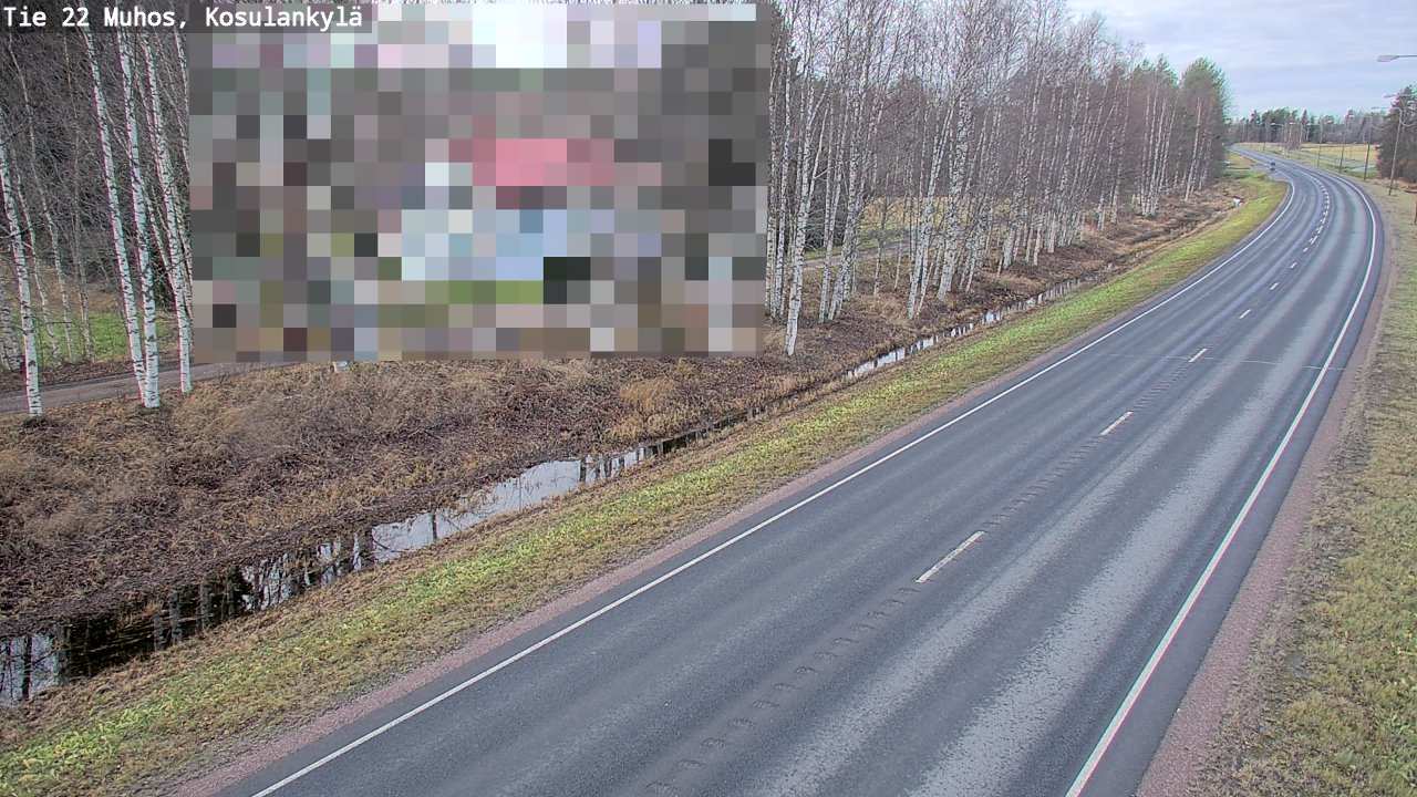 Kelikamerat Kuva Tie 22 Muhos, Kosulankylä, Muhos, Pohjois-Pohjanmaa