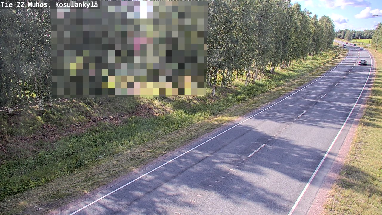 Kelikamerat Kuva Tie 22 Muhos, Kosulankylä, Muhos, Pohjois-Pohjanmaa