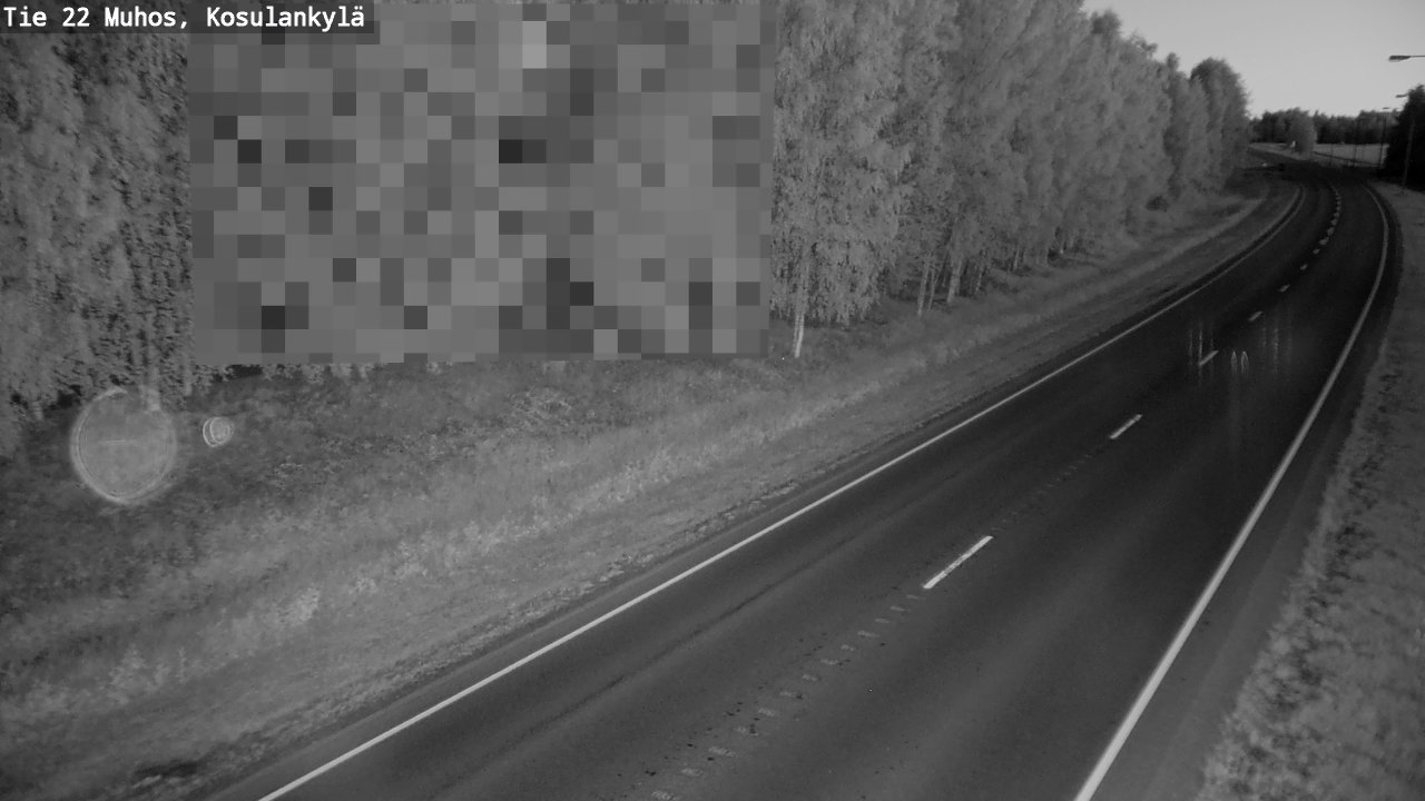 Kelikamerat Kuva Tie 22 Muhos, Kosulankylä, Muhos, Pohjois-Pohjanmaa