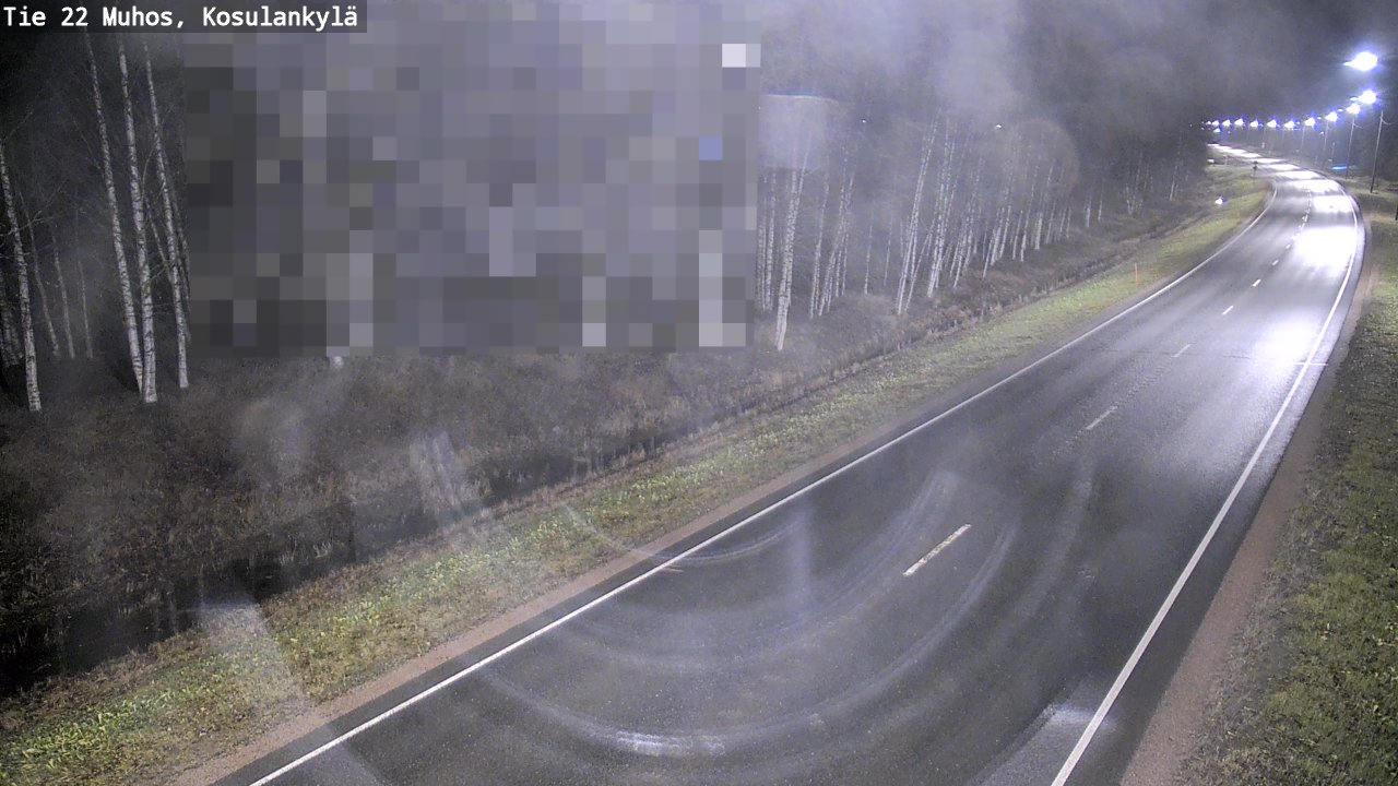 Kelikamerat Kuva Tie 22 Muhos, Kosulankylä, Muhos, Pohjois-Pohjanmaa