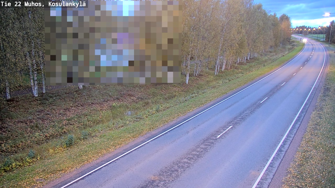 Kelikamerat Kuva Tie 22 Muhos, Kosulankylä, Muhos, Pohjois-Pohjanmaa