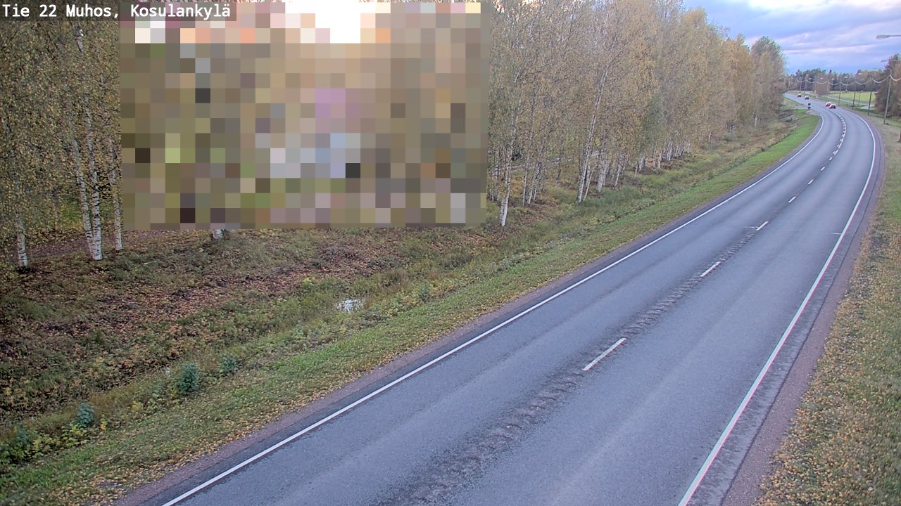 Kelikamerat Kuva Tie 22 Muhos, Kosulankylä, Muhos, Pohjois-Pohjanmaa