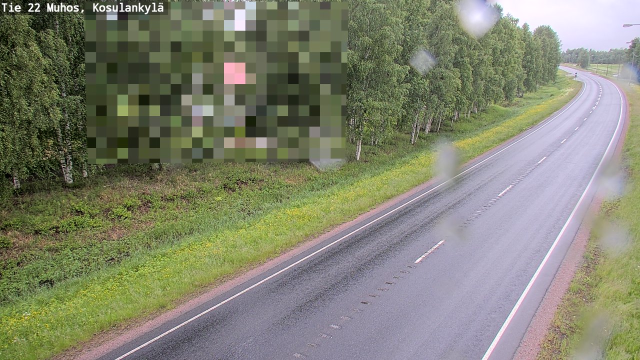 Kelikamerat Kuva Tie 22 Muhos, Kosulankylä, Muhos, Pohjois-Pohjanmaa