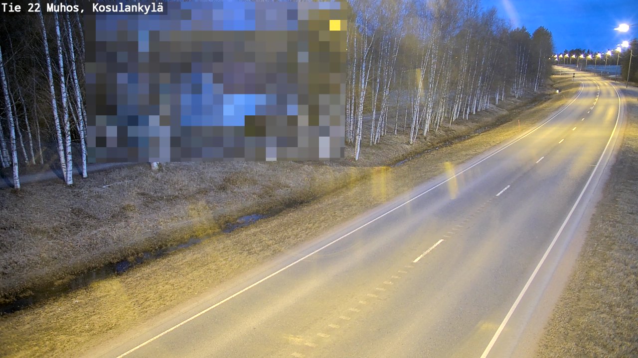 Kelikamerat Kuva Tie 22 Muhos, Kosulankylä, Muhos, Pohjois-Pohjanmaa