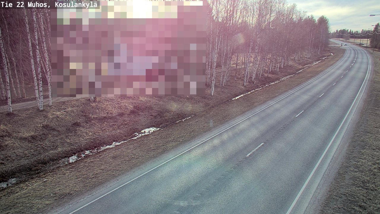 Kelikamerat Kuva Tie 22 Muhos, Kosulankylä, Muhos, Pohjois-Pohjanmaa