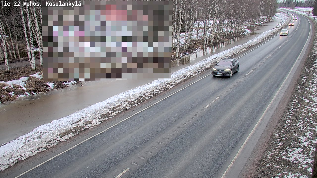 Kelikamerat Kuva Tie 22 Muhos, Kosulankylä, Muhos, Pohjois-Pohjanmaa