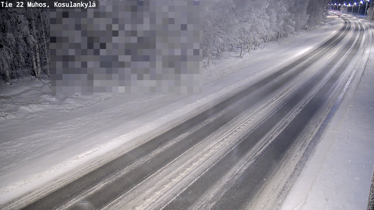 Kelikamerat Kuva Tie 22 Muhos, Kosulankylä, Muhos, Pohjois-Pohjanmaa