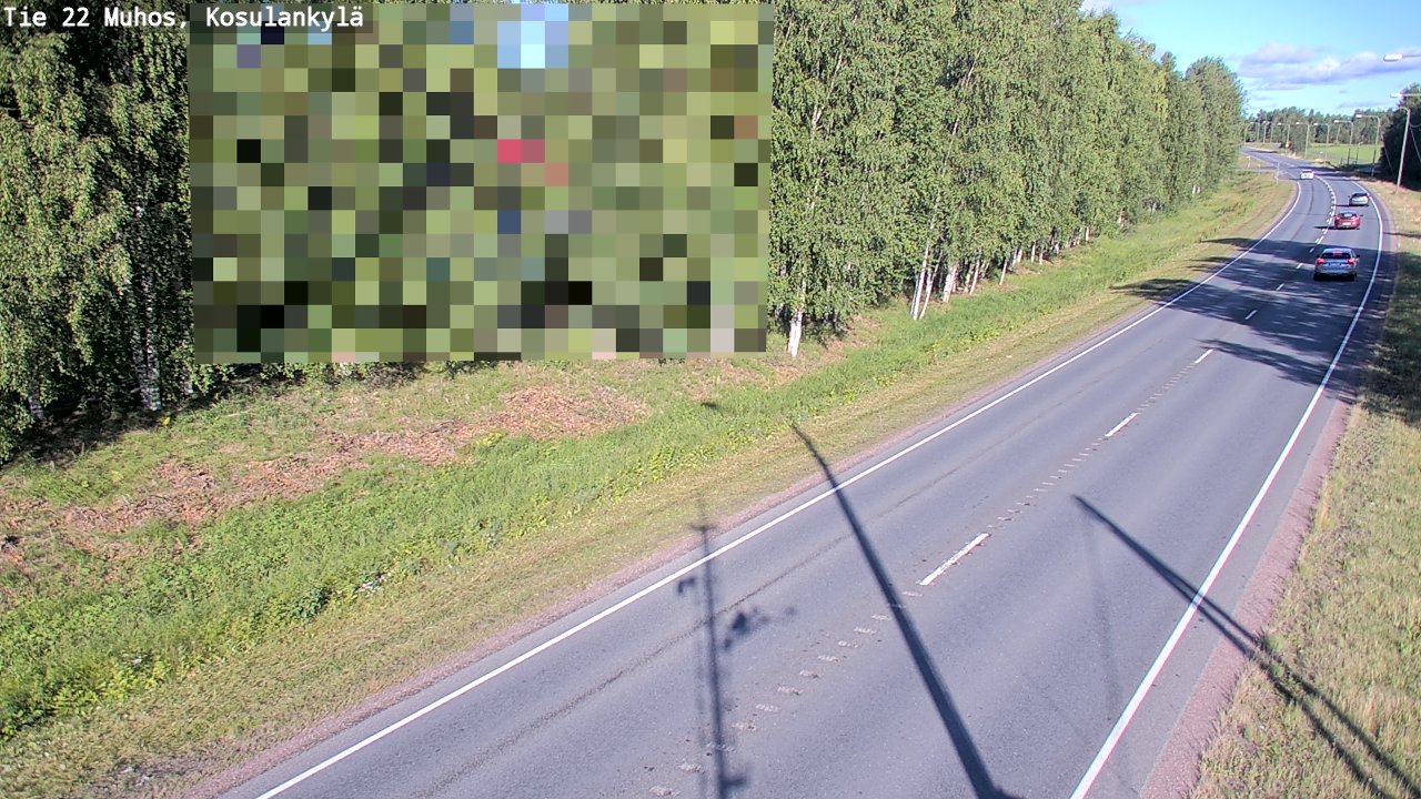 Kelikamerat Kuva Tie 22 Muhos, Kosulankylä, Muhos, Pohjois-Pohjanmaa