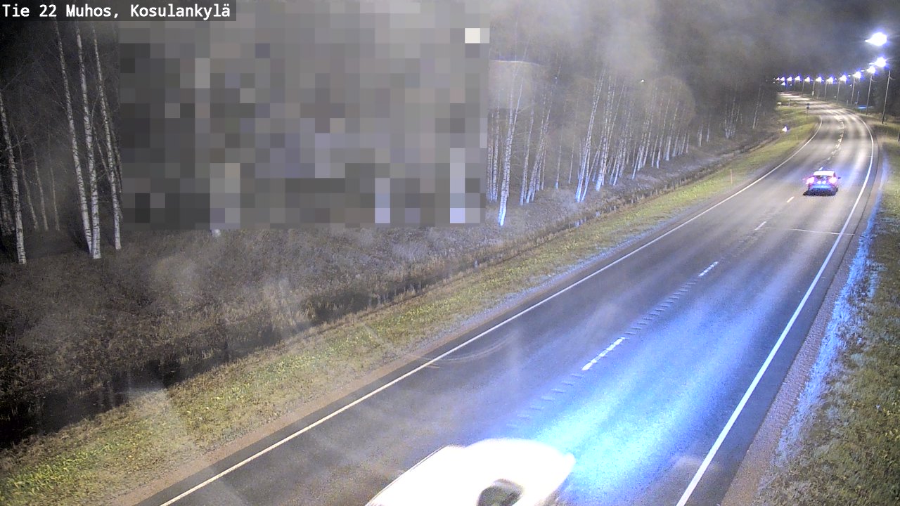 Kelikamerat Kuva Tie 22 Muhos, Kosulankylä, Muhos, Pohjois-Pohjanmaa