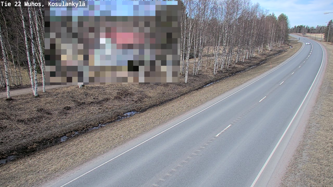 Kelikamerat Kuva Tie 22 Muhos, Kosulankylä, Muhos, Pohjois-Pohjanmaa