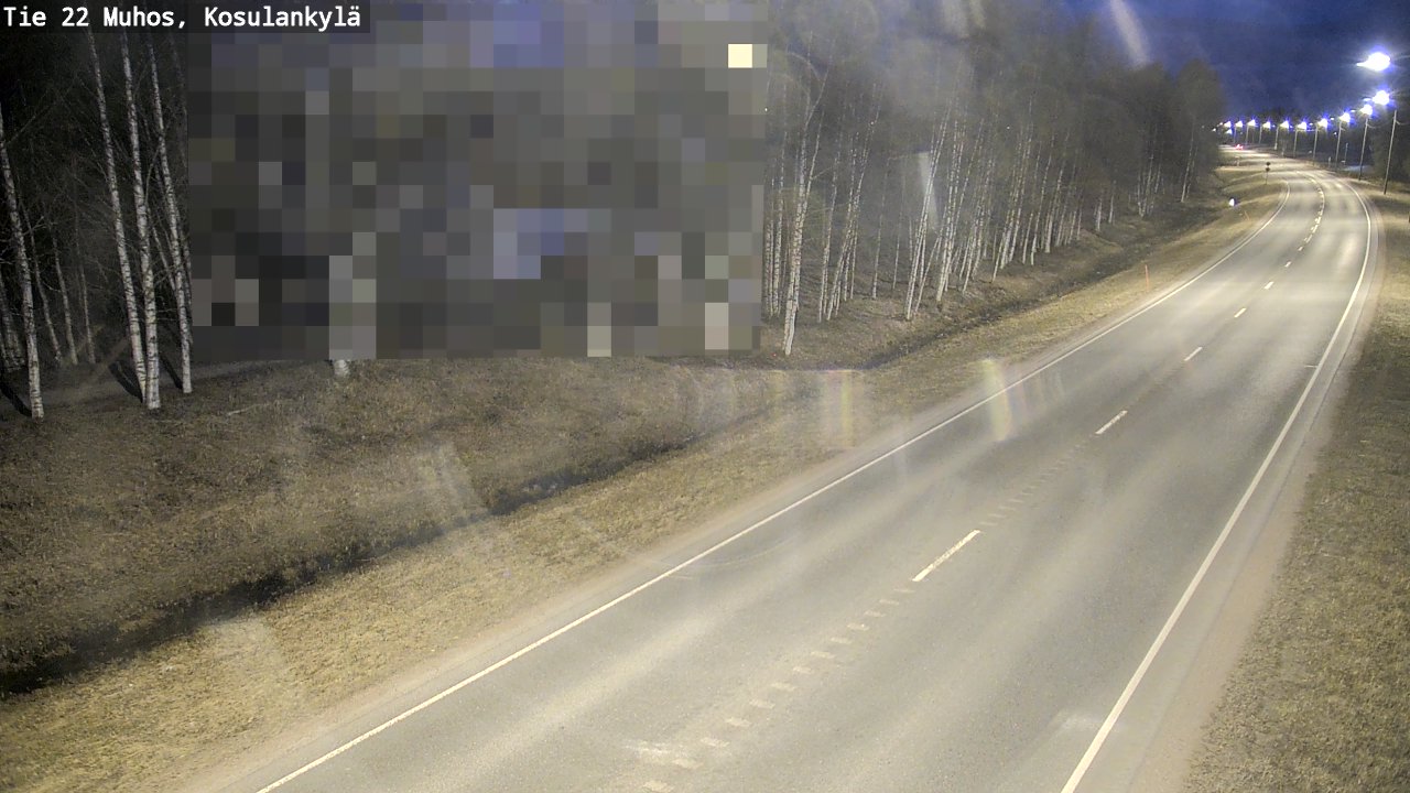 Kelikamerat Kuva Tie 22 Muhos, Kosulankylä, Muhos, Pohjois-Pohjanmaa
