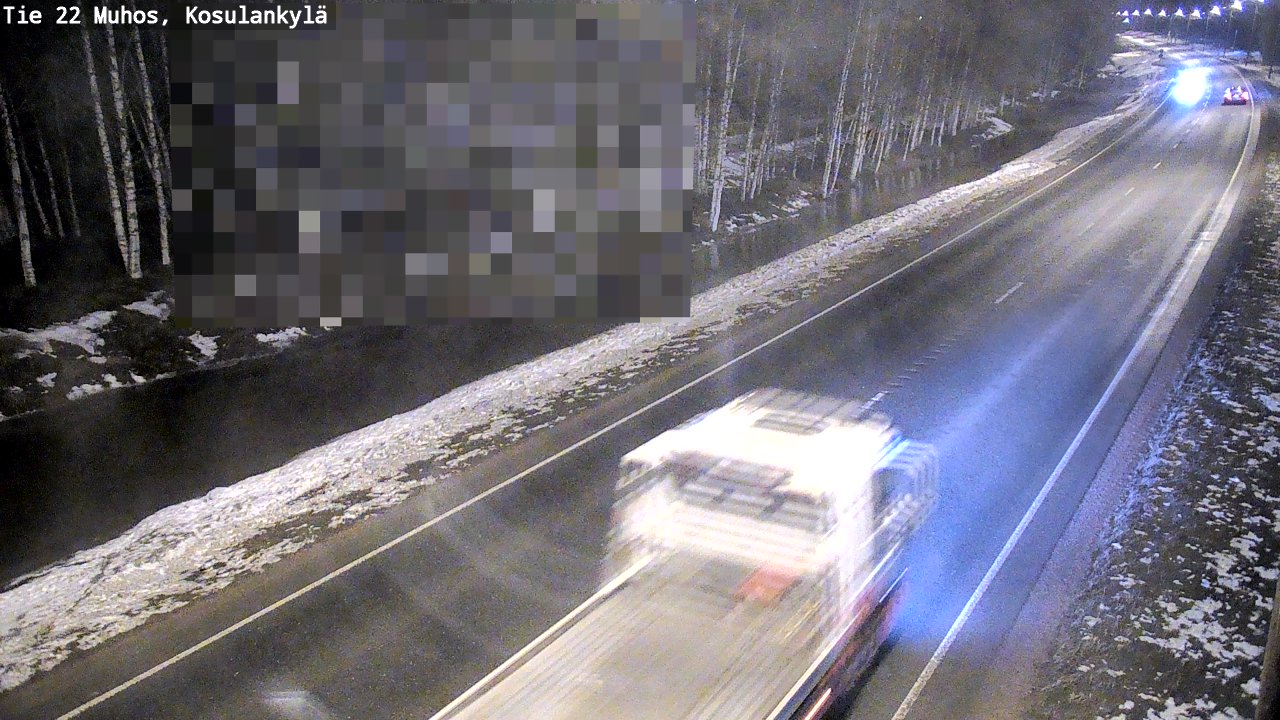 Kelikamerat Kuva Tie 22 Muhos, Kosulankylä, Muhos, Pohjois-Pohjanmaa