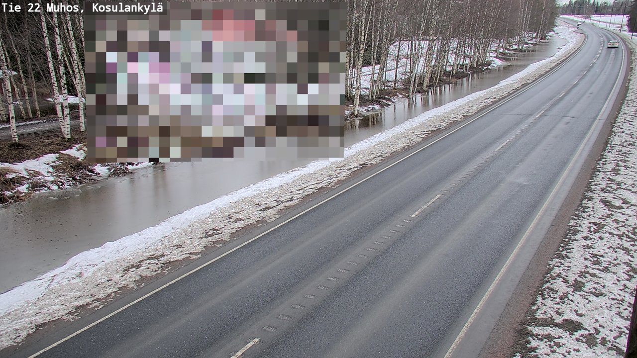 Kelikamerat Kuva Tie 22 Muhos, Kosulankylä, Muhos, Pohjois-Pohjanmaa