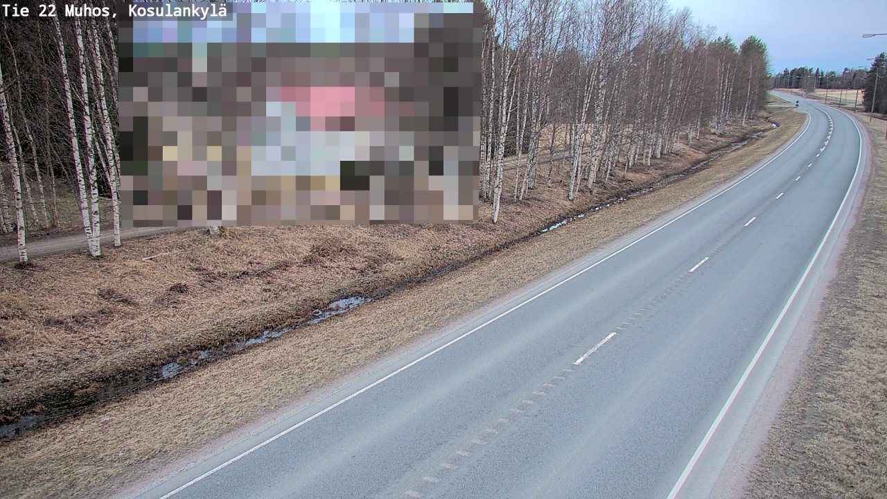 Kelikamerat Kuva Tie 22 Muhos, Kosulankylä, Muhos, Pohjois-Pohjanmaa
