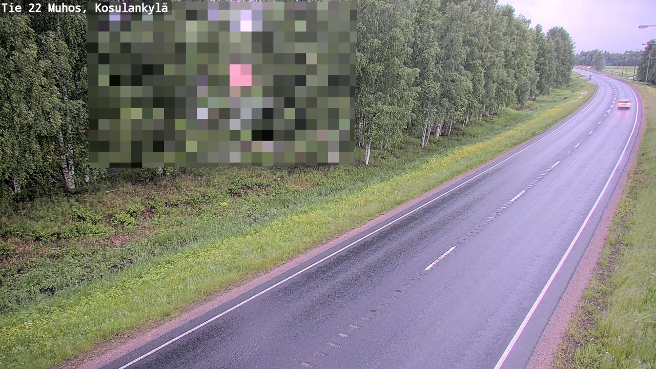 Kelikamerat Kuva Tie 22 Muhos, Kosulankylä, Muhos, Pohjois-Pohjanmaa