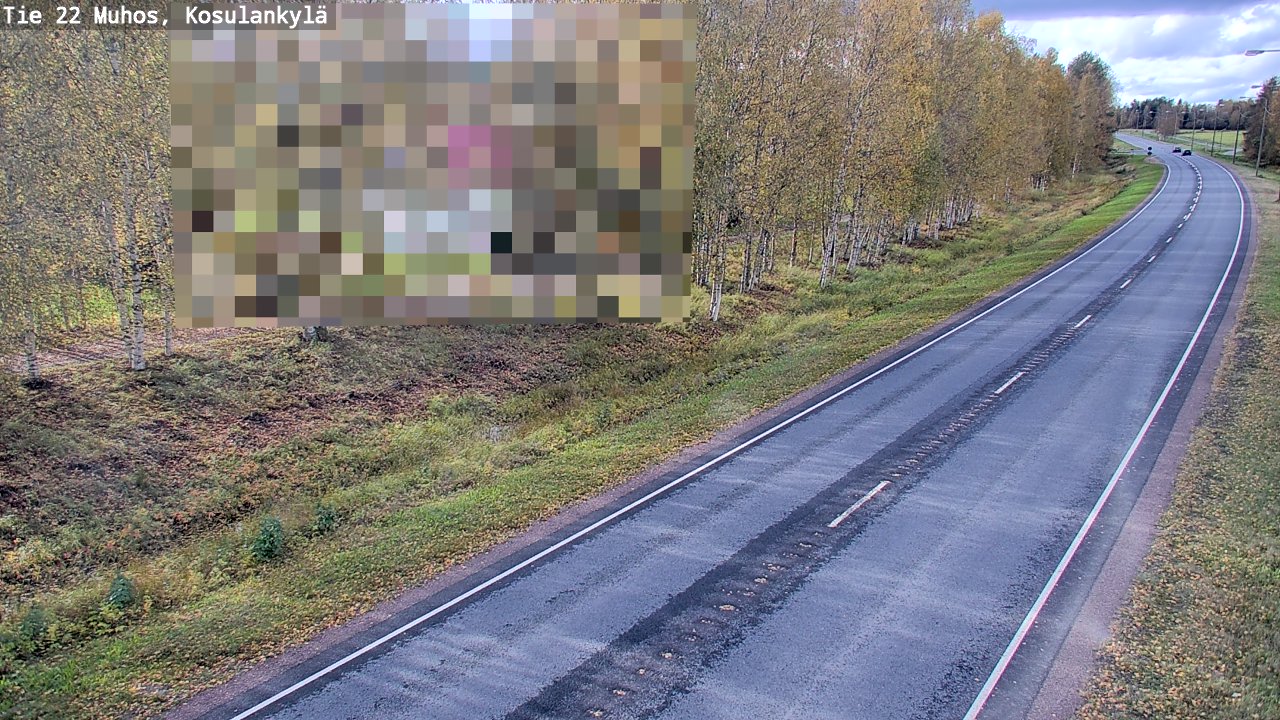 Kelikamerat Kuva Tie 22 Muhos, Kosulankylä, Muhos, Pohjois-Pohjanmaa